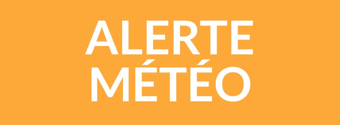 Alerte météo : orages