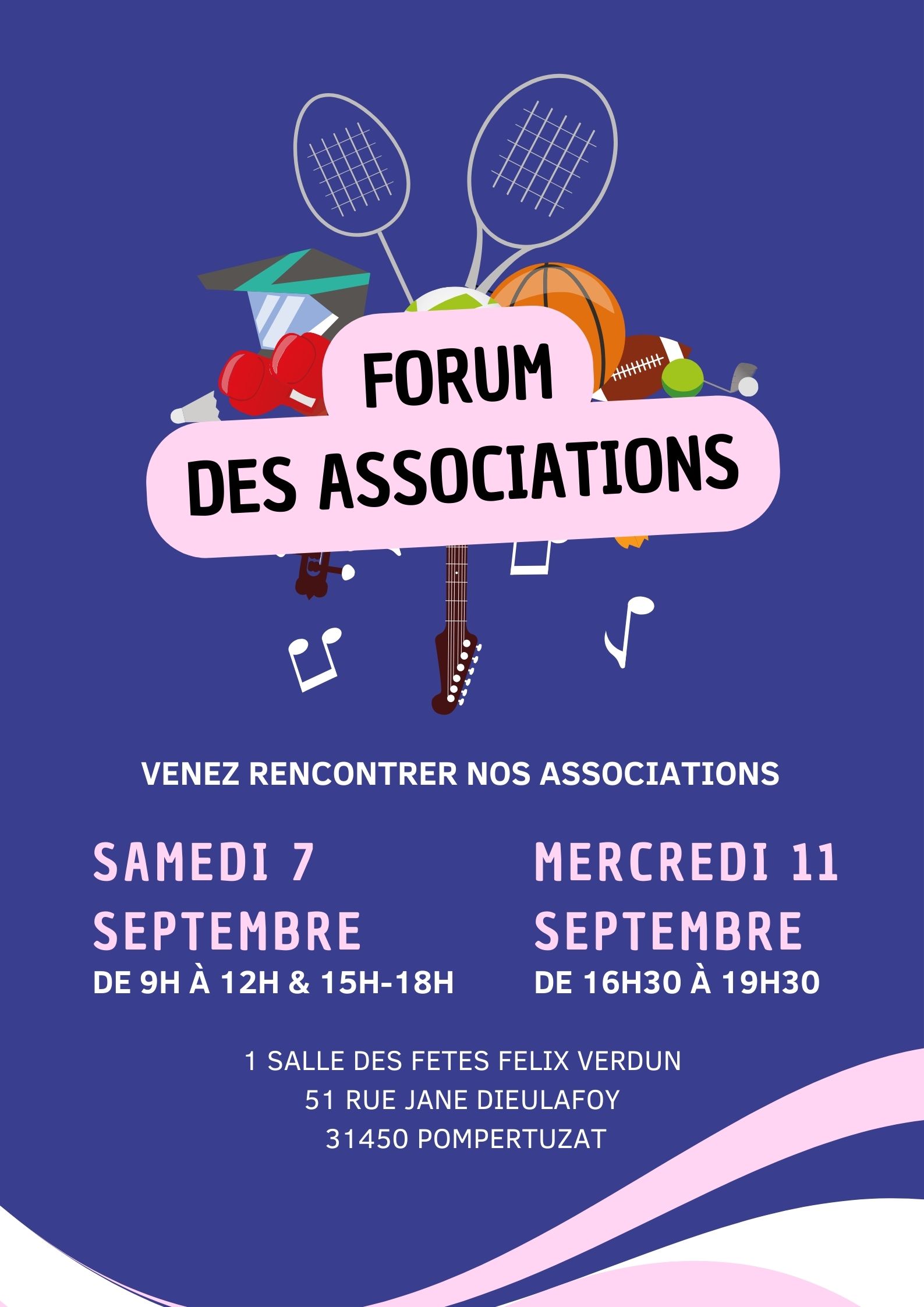 Affiche Forum des Associations 2024