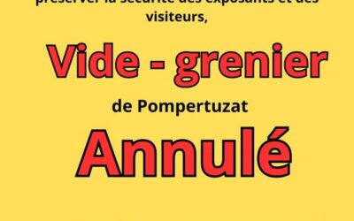 Vide Grenier annulé